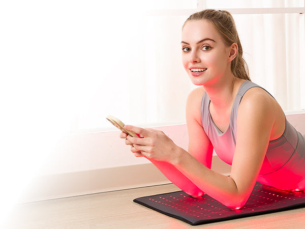 LPKP Pro Red Light Therapy Mat (1370 LEDs, 660nm/850nm) – RLT Pad for Full Body Joint & Muscle Recovery