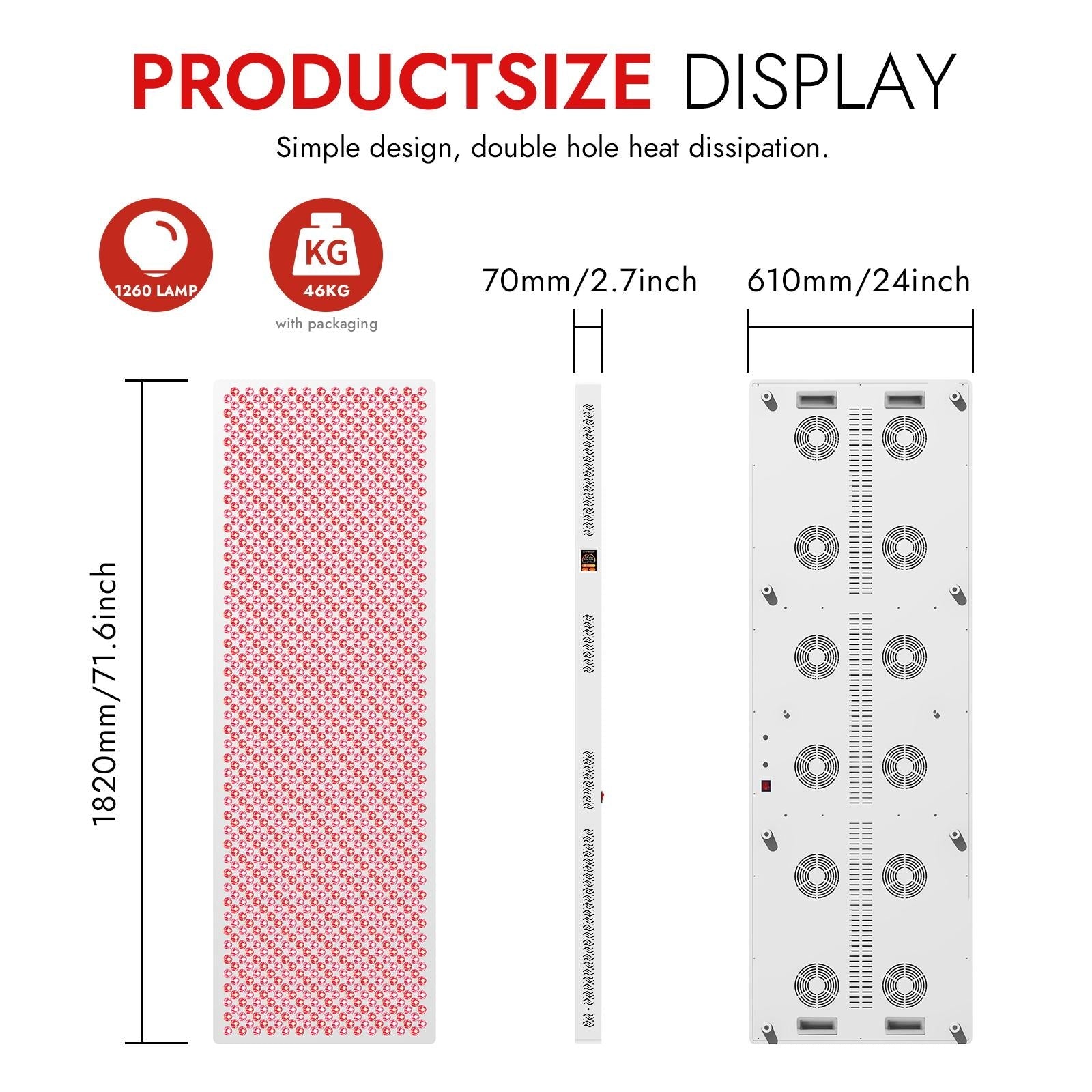 LPKP Pro Max 1260 LED | Flagship Full Body Red Light System LPKP