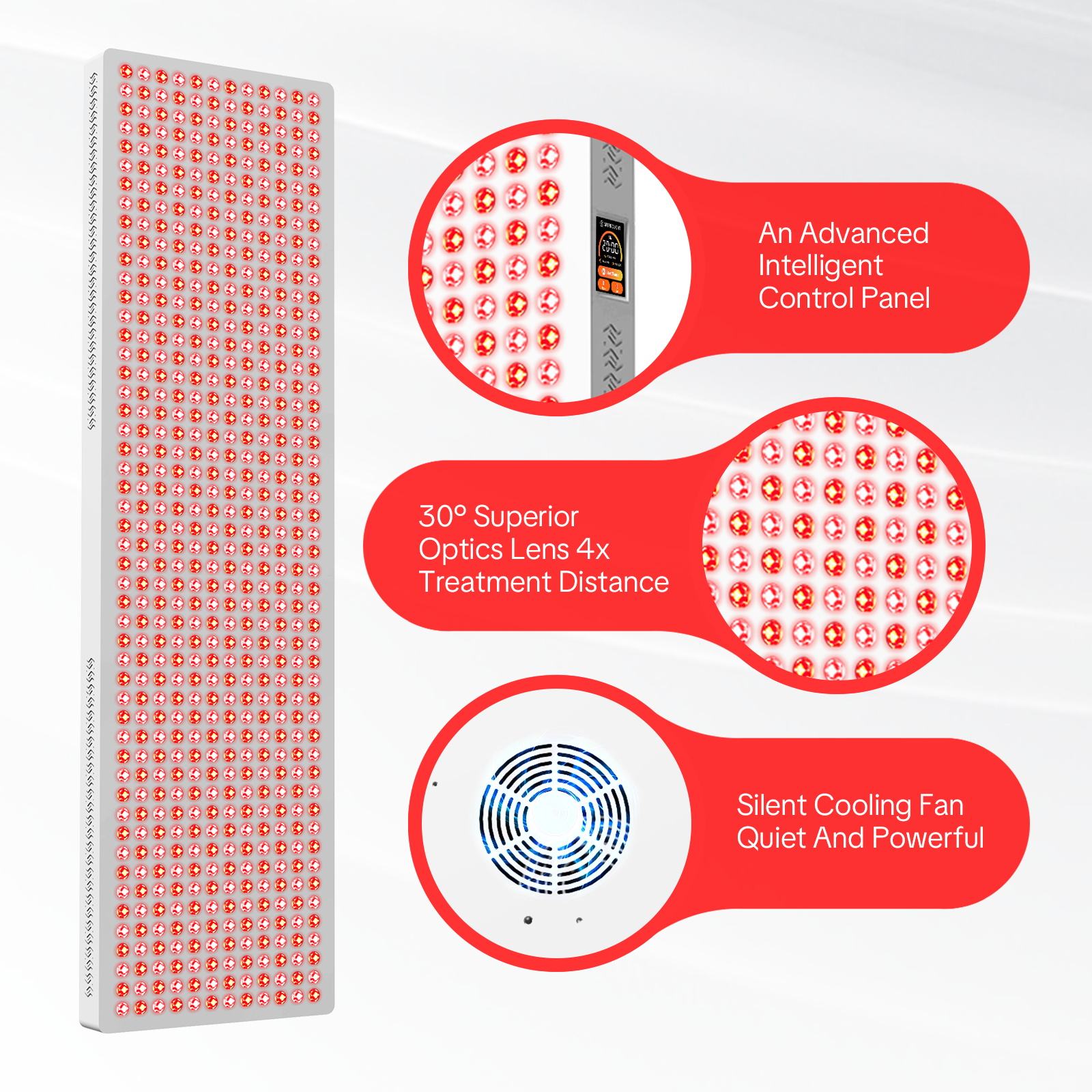 LPKP Full Pro 600 LED | Professional Half-Body Red Light Therapy Panel LPKP