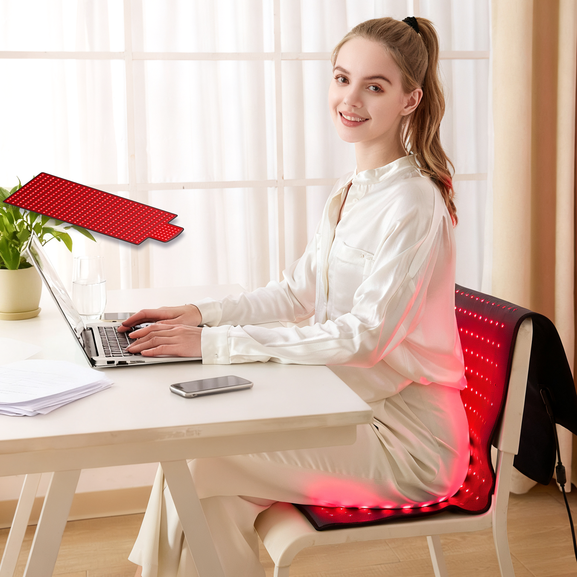 LPKP Full Body Red Light Therapy Blanket, 770 LEDs – Premium RLT Pad for Pain & Recovery