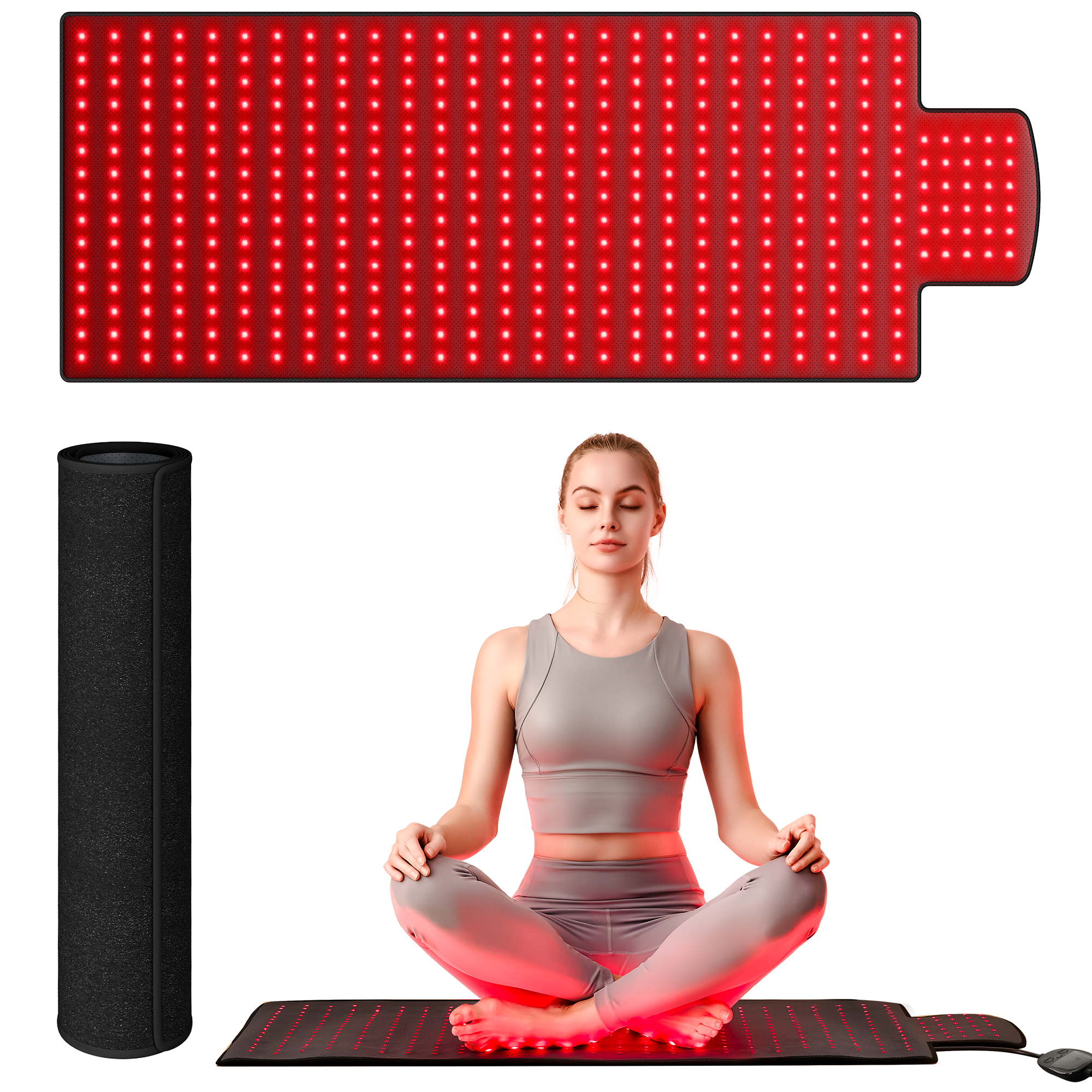LPKP Red Light Therapy Blanket (420 LEDs, Dual Wavelength) – Flexible RLT Mat for Body Joints