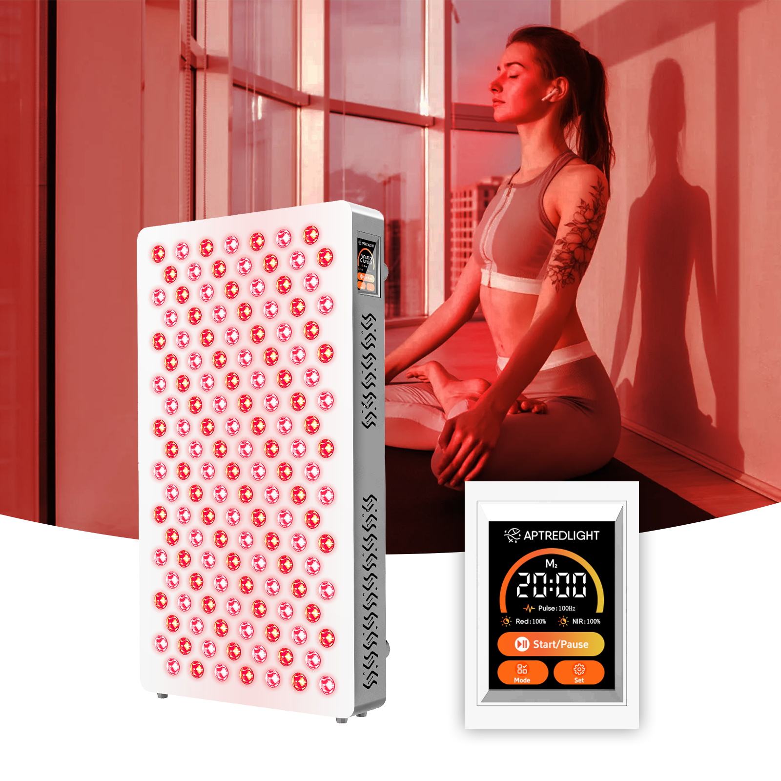 LPKP Solo Max 140 LED ∣ Compact RLT Panel for Face &amp; Targeted Areas LPKP