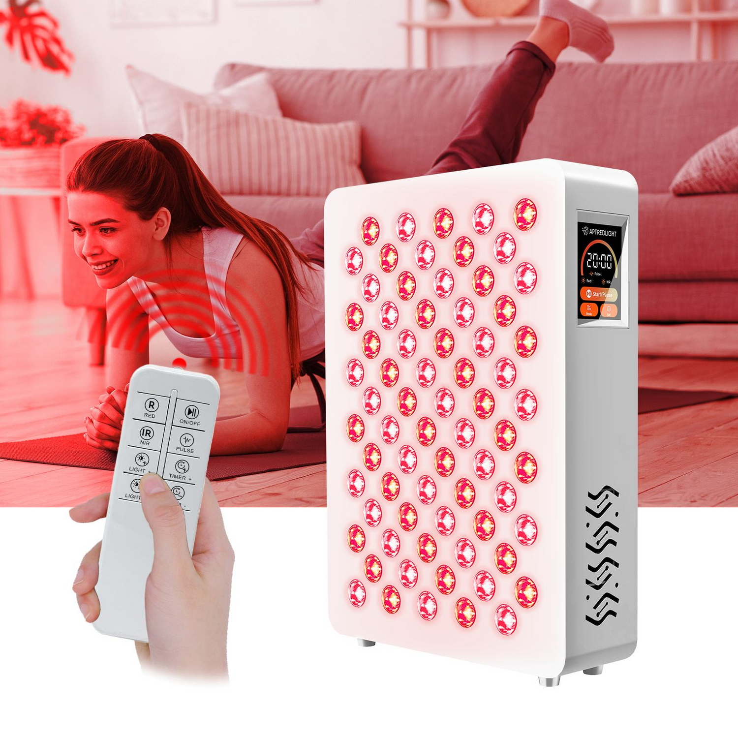 LPKP Solo Mini 70 LED | Portable Red Light Therapy Panel LPKP