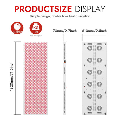 LPKP Pro Max 1260 LED | Flagship Full Body Red Light System LPKP
