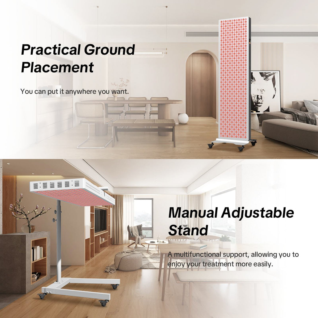 LPKP Full Pro 600 LED | Professional Half-Body Red Light Therapy Panel LPKP