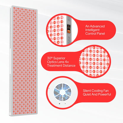LPKP Full Pro 600 LED | Professional Half-Body Red Light Therapy Panel LPKP