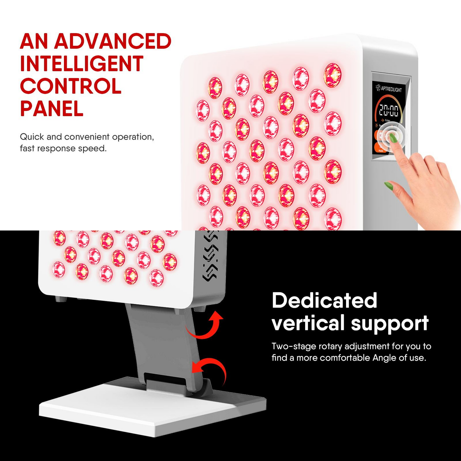 LPKP Solo Mini 70 LED | Portable Red Light Therapy Panel LPKP