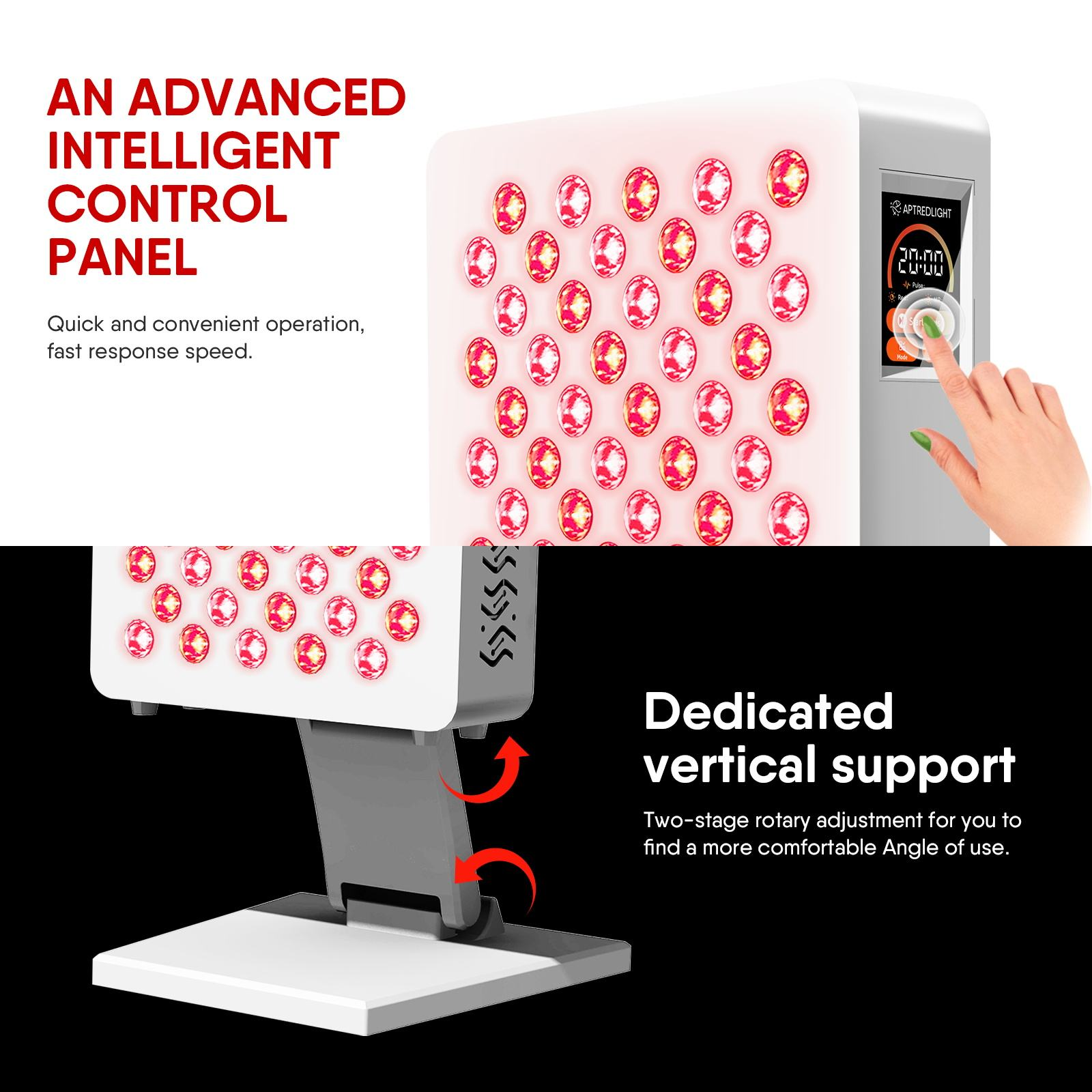 LPKP Solo Mini 70 LED | Portable Red Light Therapy Panel LPKP