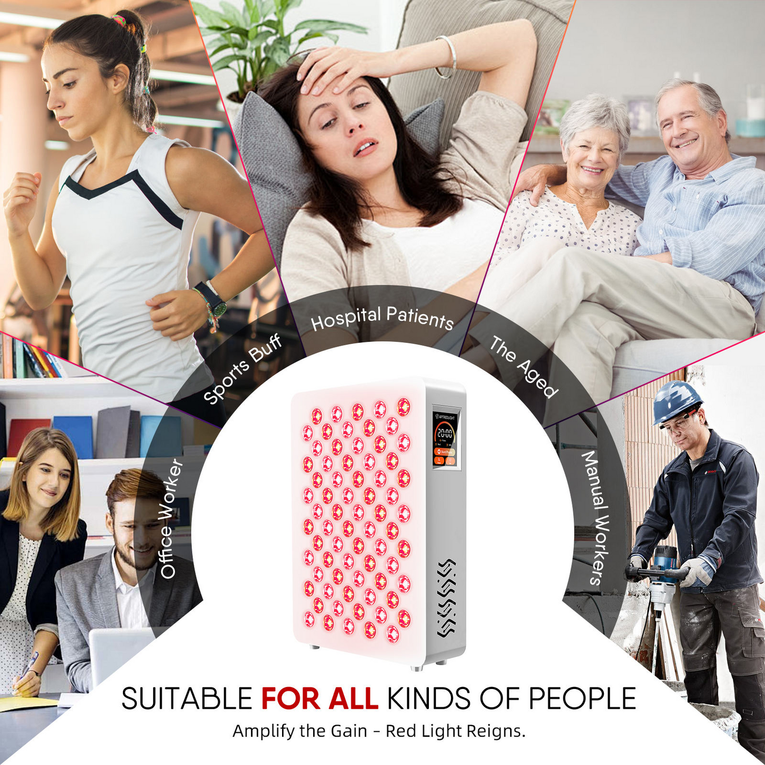 LPKP Solo Mini 70 LED | Portable Red Light Therapy Panel LPKP