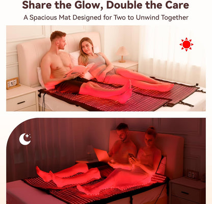 LPKP Luxury 74.6&quot; x 33.3&quot; Full Body RLT Sleeping Bag, 2570 LEDs – Premium Enclosed Red Light Therapy Pod LPKP